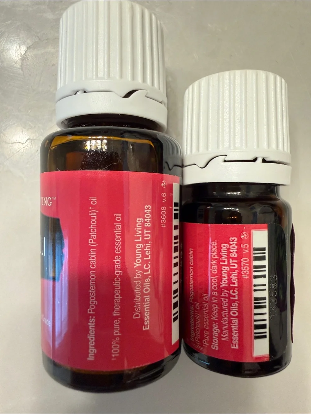 Young Living Patchouli Essential Oil - 15ml & bonus 5ml, YES two bottles!